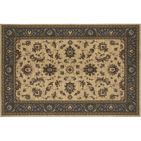 Sphinx By Oriental Weavers Area Rugs, Ariana 311Z3 5X8 Rectangle - Ivory/ Blue-Polypropylene A311Z3160235ST